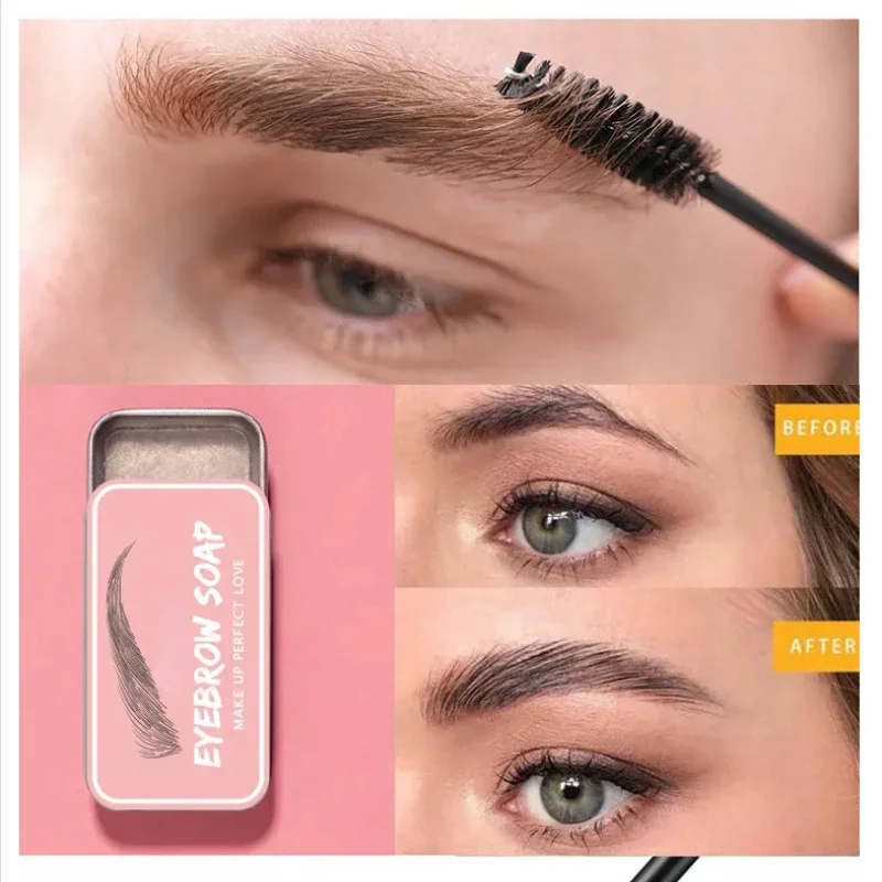 Cera per sopracciglia trasparente naturale Impermeabile durevole Pomata tridimensionale Sopracciglio Styling Sapone Sopracciglia Gel Cera Fissatore Dropshipping