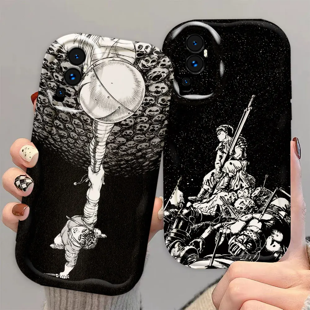 Berserk Guts Badass Anime  Phone Case Cover For OPPO FindX3lite RENO 12 12F 11 11F 8 8T 7 7Z 6 5 5F 4 LITE PRO 5G