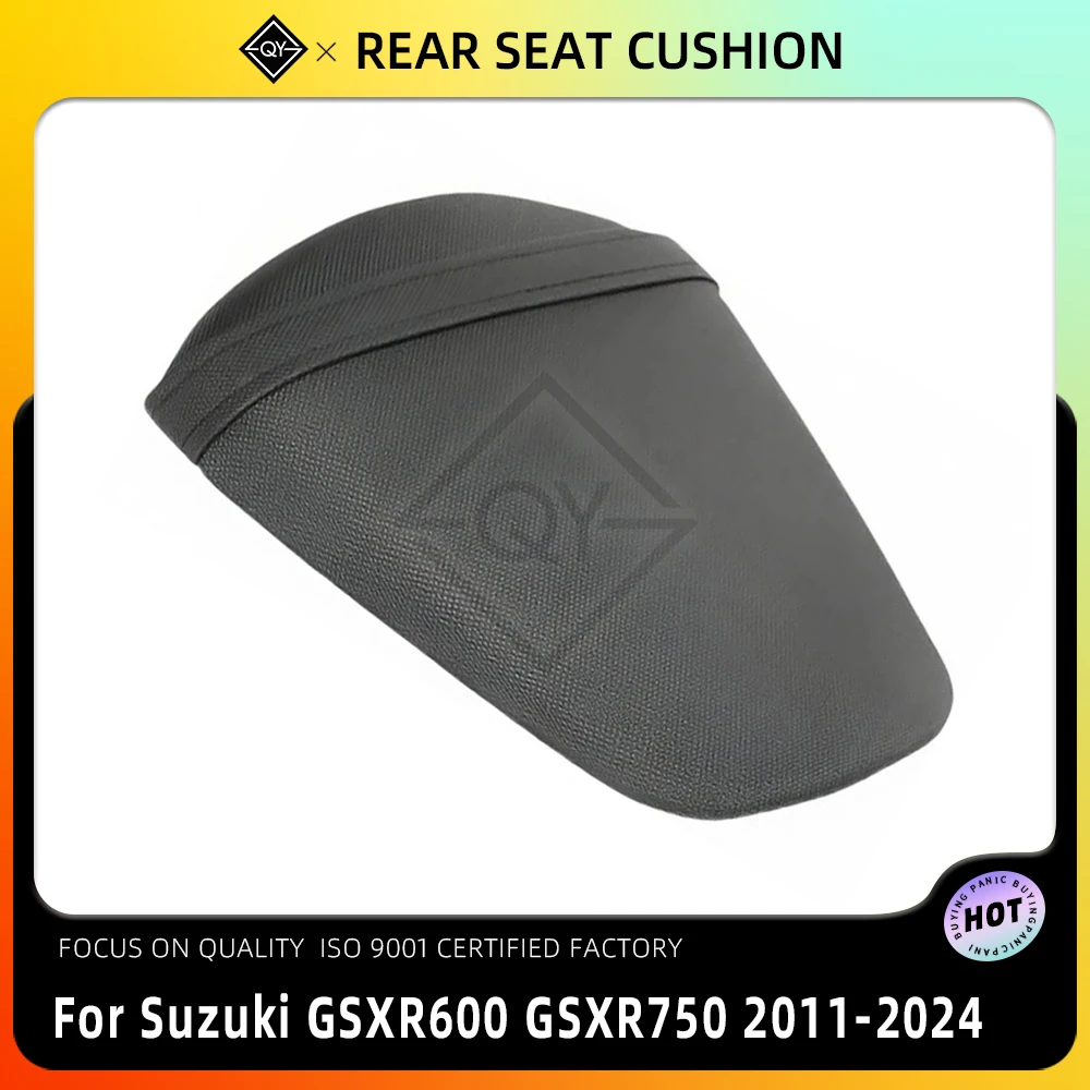 

Черная подушка заднего сиденья мотоцикла, удобная подушка для пассажира для Suzuki GSXR600 GSXR750 GSX-R 600 750 2011-2024