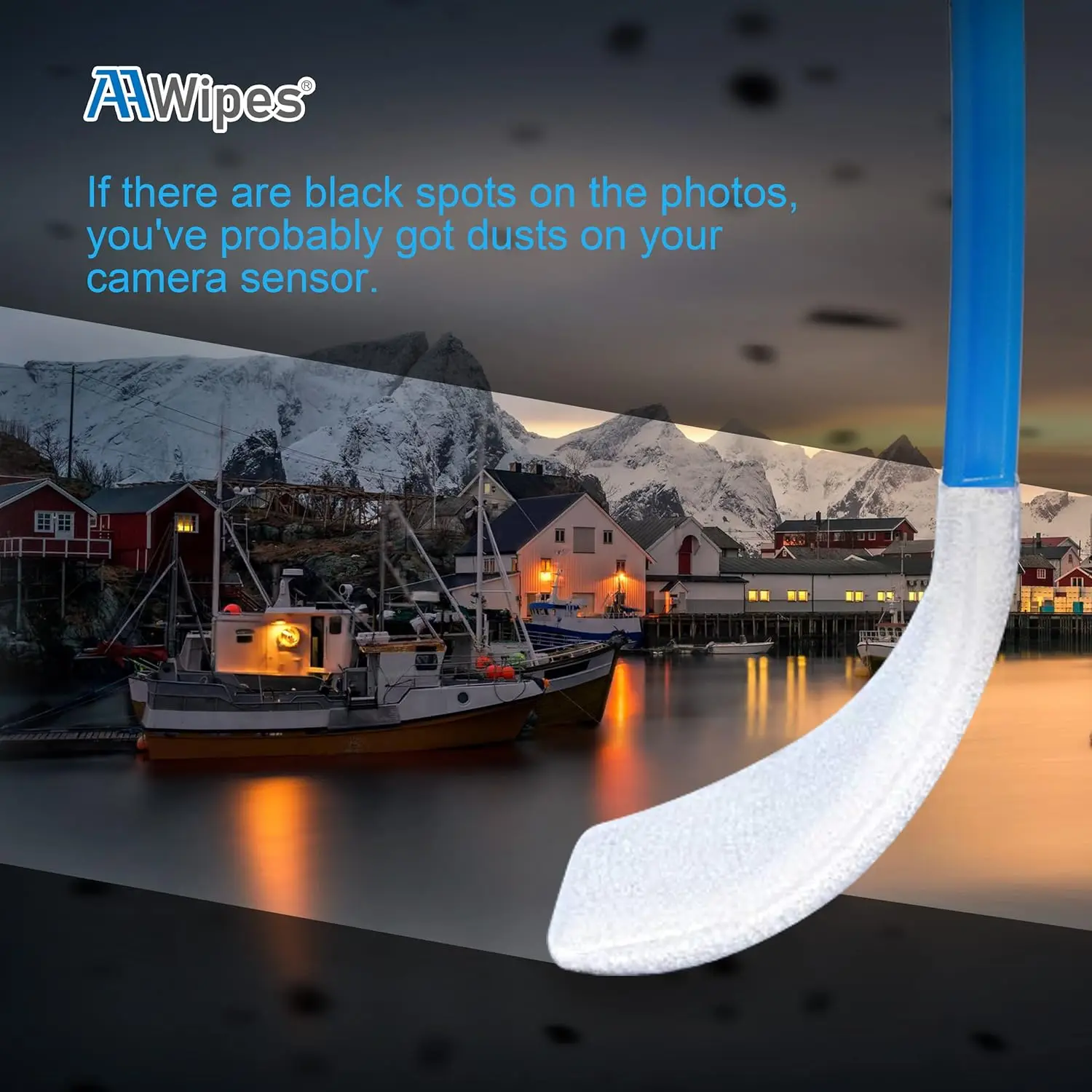 لمسحات تنظيف المستشعر لأجهزة استشعار APS-C لكاميرا DDR DSLR أو SLR (مسحات تنظيف مستشعر 16 مم) (HCS-16) #2