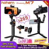 Hohem M7 iSteady M7 Cell phone gimbal Stabilizer 3-axis Anti-Shake Stands Extendable Selfie Stick For Live Vlog