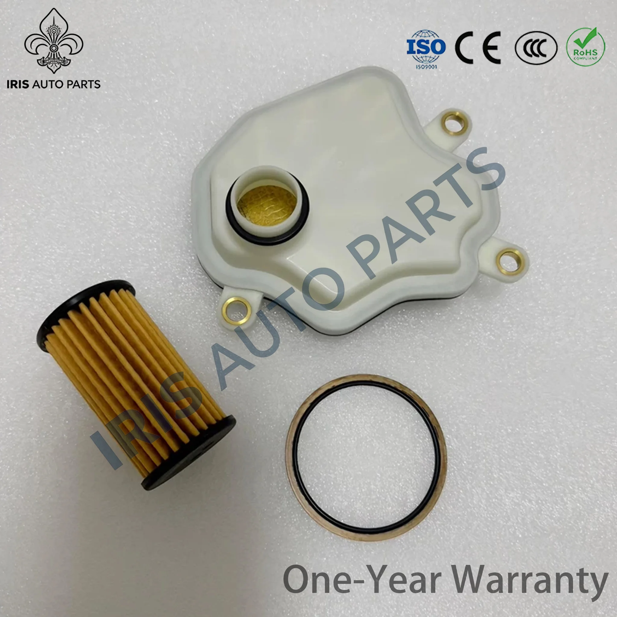 Brand-new three-piece filter set for the Chery 025 018 gearbox – genuine OEM parts, comprising a seal and filter element