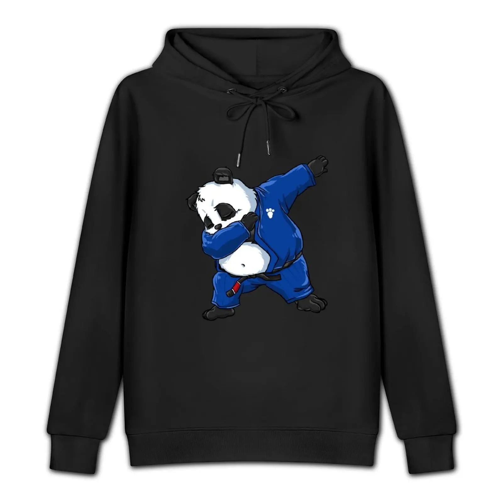 Brazilian Jiu Jitsu Panda Dabbing in a Gi and Black Belt BJJ Pullover Hoodie autumn new products big size hoodie