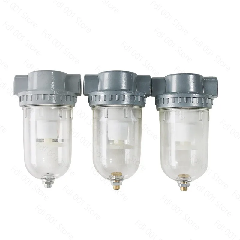 Vacuum Pump Water-Vapor Separator, Glass Cup Filter, High-Efficiency Water Removal for Negative Pressure Pump Inlet