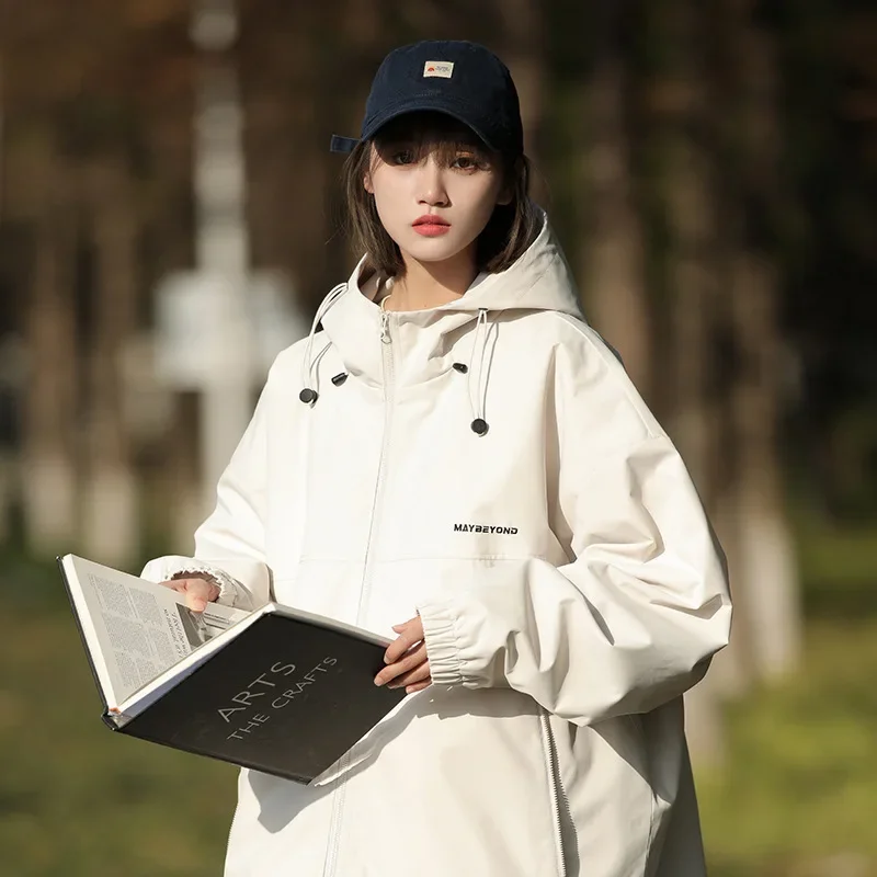 

Women's Japanese Baseball Windbreaker Jackets Long Sleeve Single Outerwear Coat Women High Street Harajuku Fashion Bomber Jacket