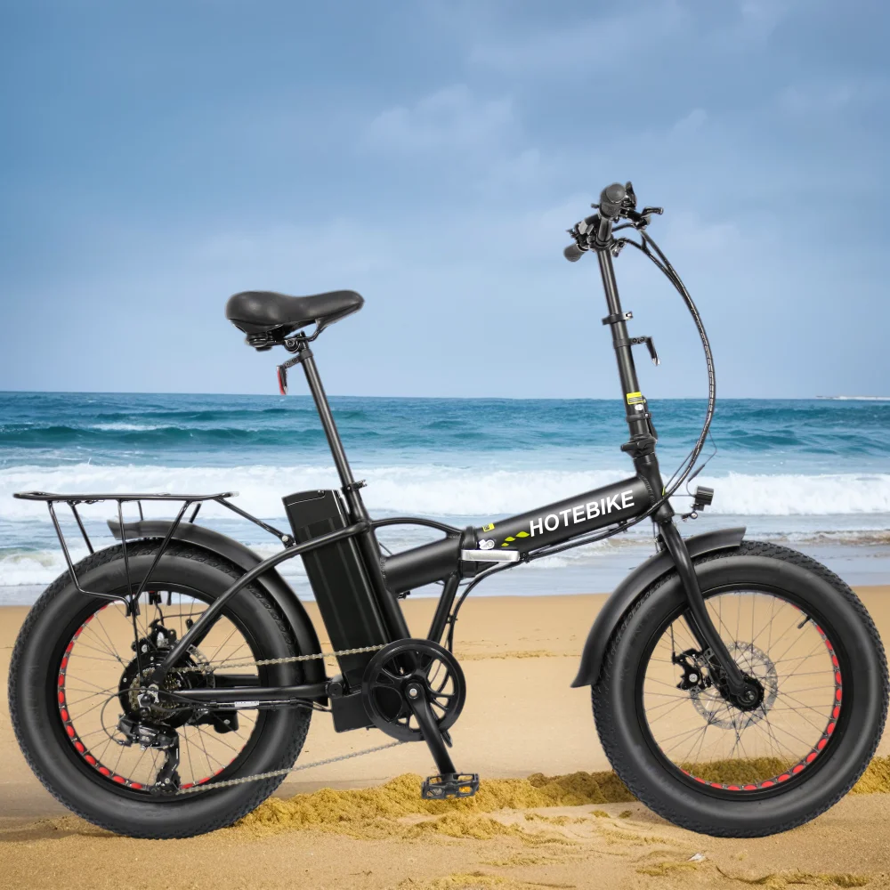 Long range ebike powerful 750w 500w 350w foldable electric bike 48v 36v 20 inch fat tire electric folding mountain bike bike