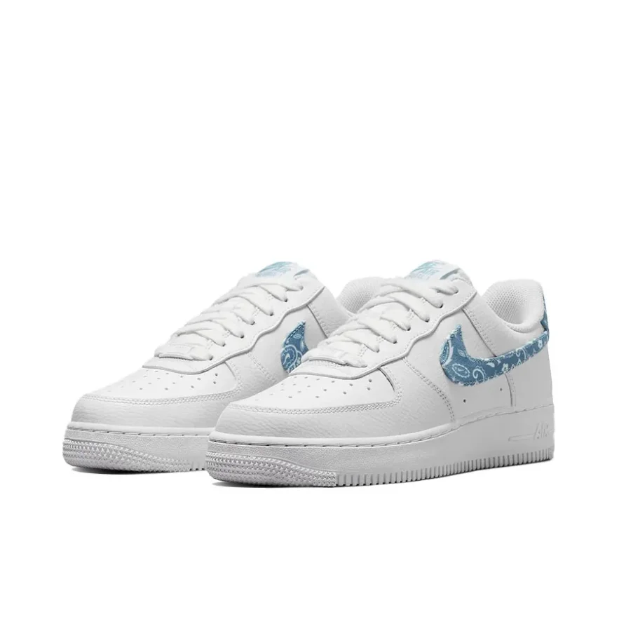 Nike Air Force 1'07 Essential anacardo flor antideslizante usable ligero zapatos bajos blanco verde