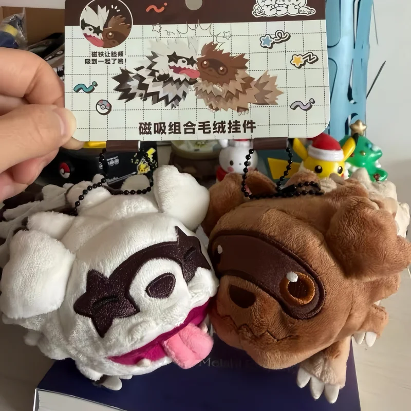 2026-hot-pokemon-plush-toys-cute-zorua-ditto-swablu-cinccino-jolteon-turtwig-flareon-magnetic-sticker-pendant-figure-anime-gifts