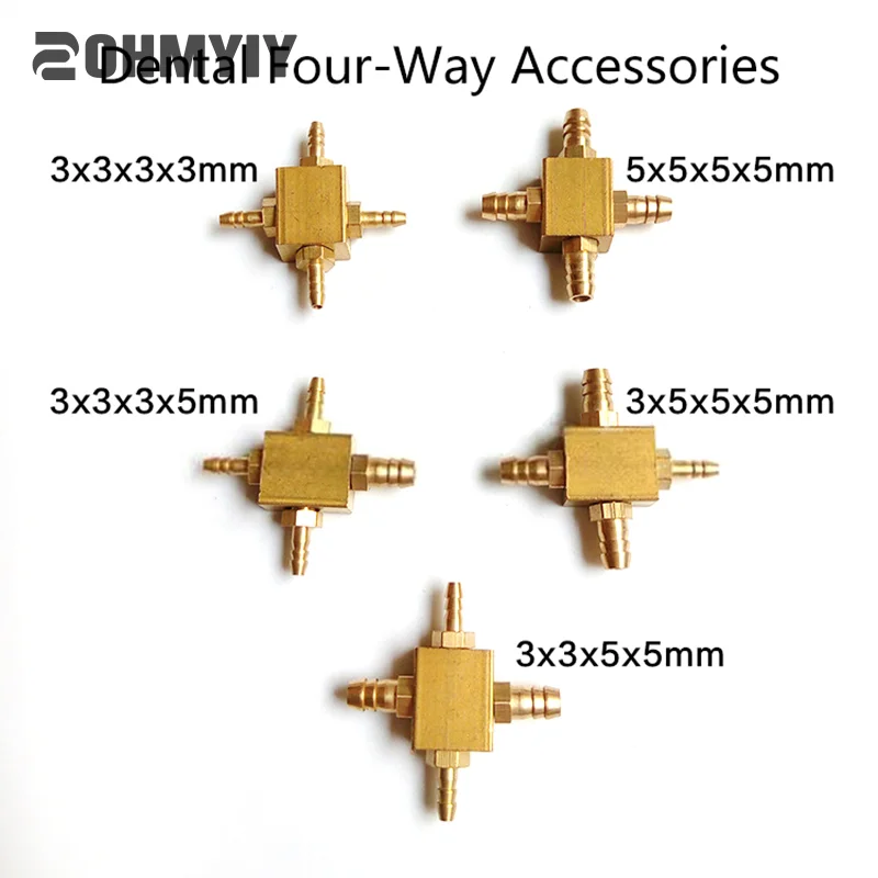 

Dental Chair Accessories Dental Copper 4 Connector Dental Handpiece Conversion Head Dental Light Switch Foot Switch
