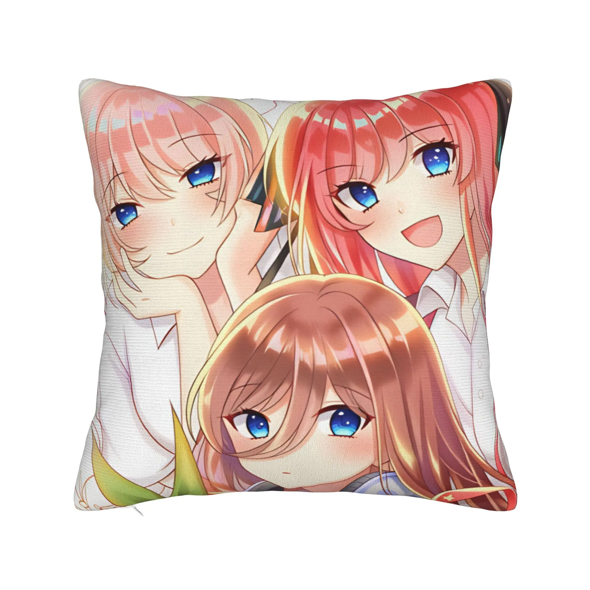 Pillow Cover The Q-Quintessential Q-Quintuplets  Retro Trendy Pillow Case For Wedding Party Home Decor Pillowcases