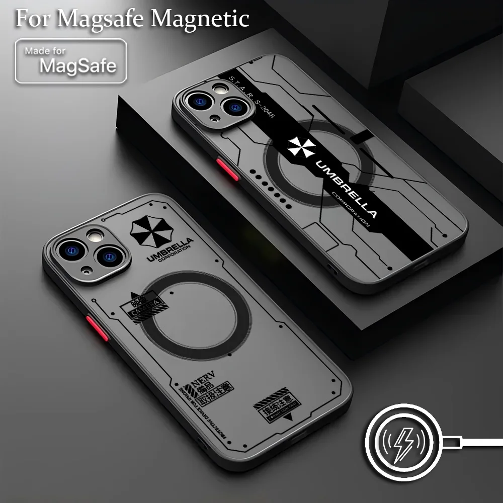 ResidentS EvilS Crisises Handyhülle für Samsung Galaxy S26 S25 S24 S23 S22 S21 S20 FE Plus Ultra 5G Matte Magnetische Rückabdeckung