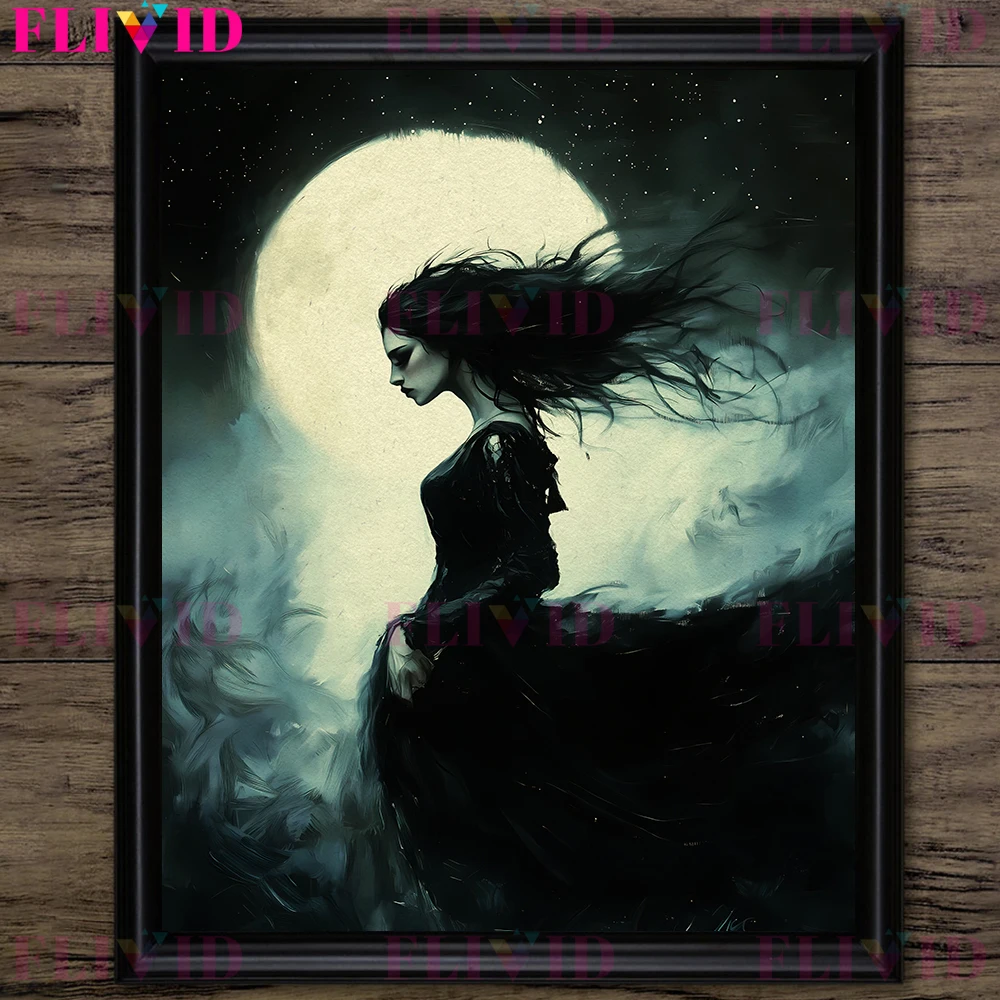 الله المصري القديم والهندي أربعة أيدي آلهة خمر الرسم على لوحات القماش الجدارية ، ليليث ، آلهة نيكس كالي ملصق فني وطباعة