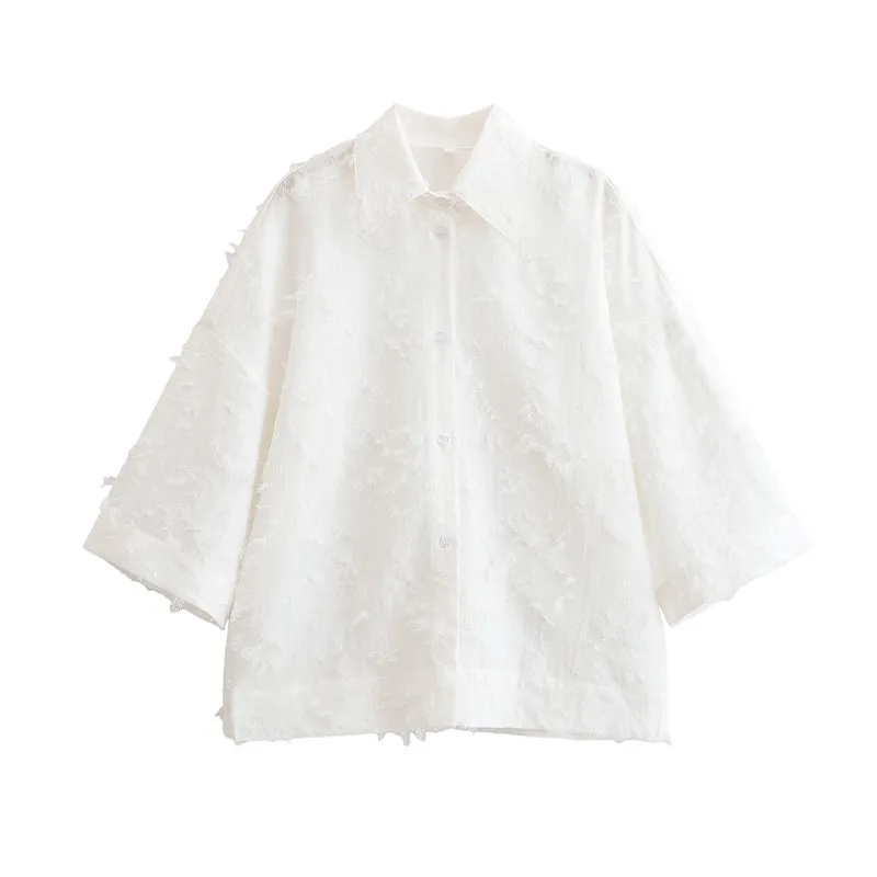 HH Vrouwen Kwastje Sets Witte Turn-Down Kraag Single-Breasted Shirts + Hoge Taille Rits A-lijn Lange Rokken vrouwelijke Vakantie Pak