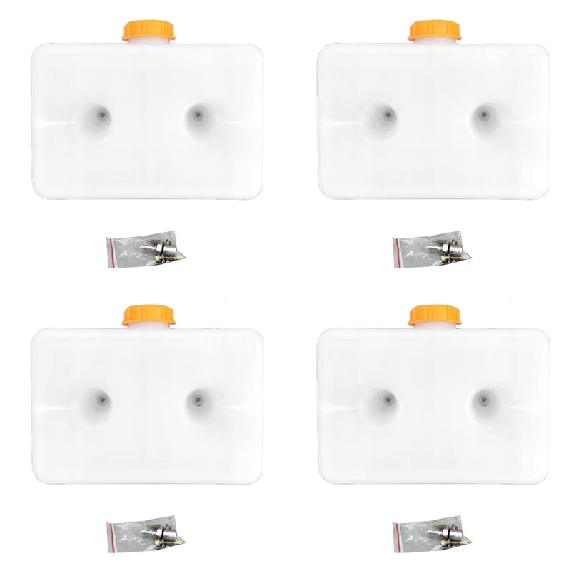 

4X 5L пластиковый воздушный парковочный обогреватель топливный бак с 2 отверстиями для хранения масла с крышкой для автомобиля, грузовика, каравана, топливного масляного бака