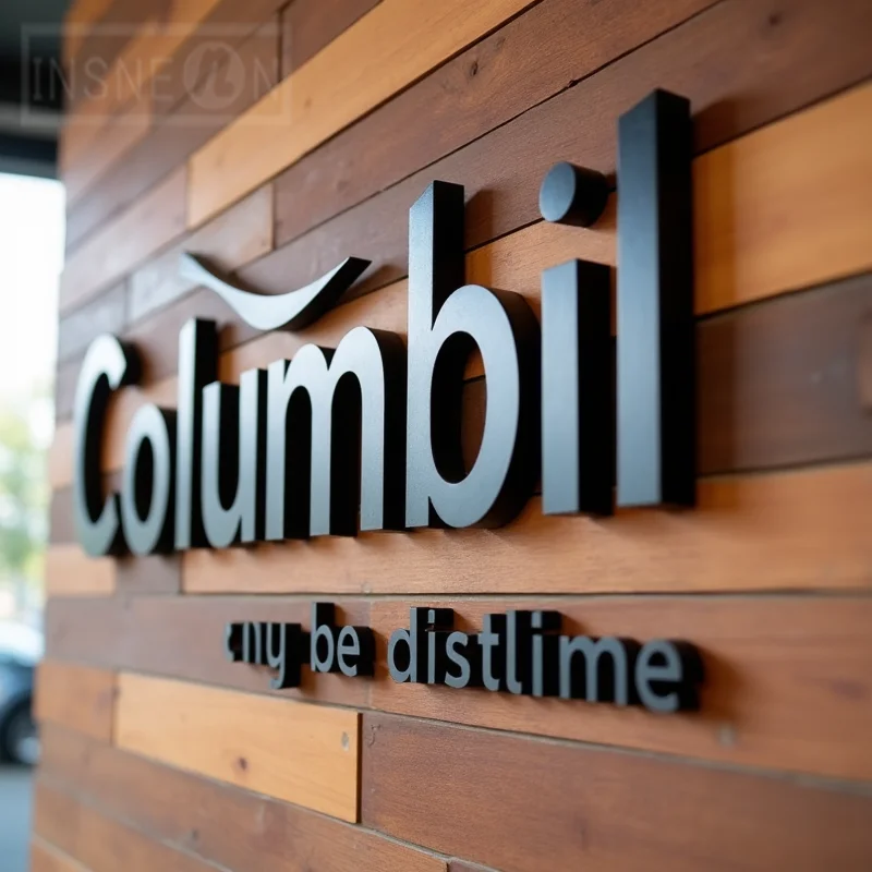 Custom 3D Solid Metal Letters For Outdoor Storefront Signage Durable Weatherproof Business Sign For Shopping Center Restaurant