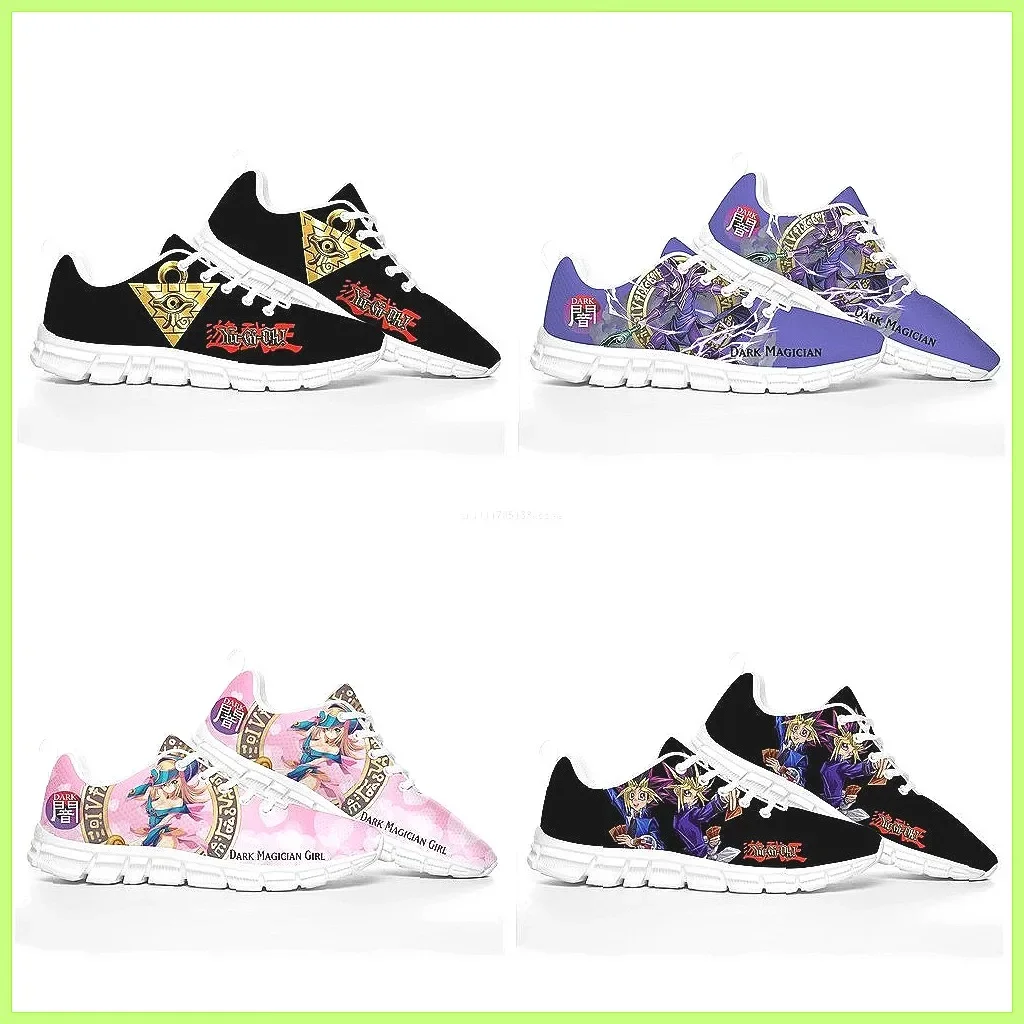 

Anime Yu-Gi-Oh Custom Sneakers, Unisex Casual Lace-Up Shoes for Men Women Teens
