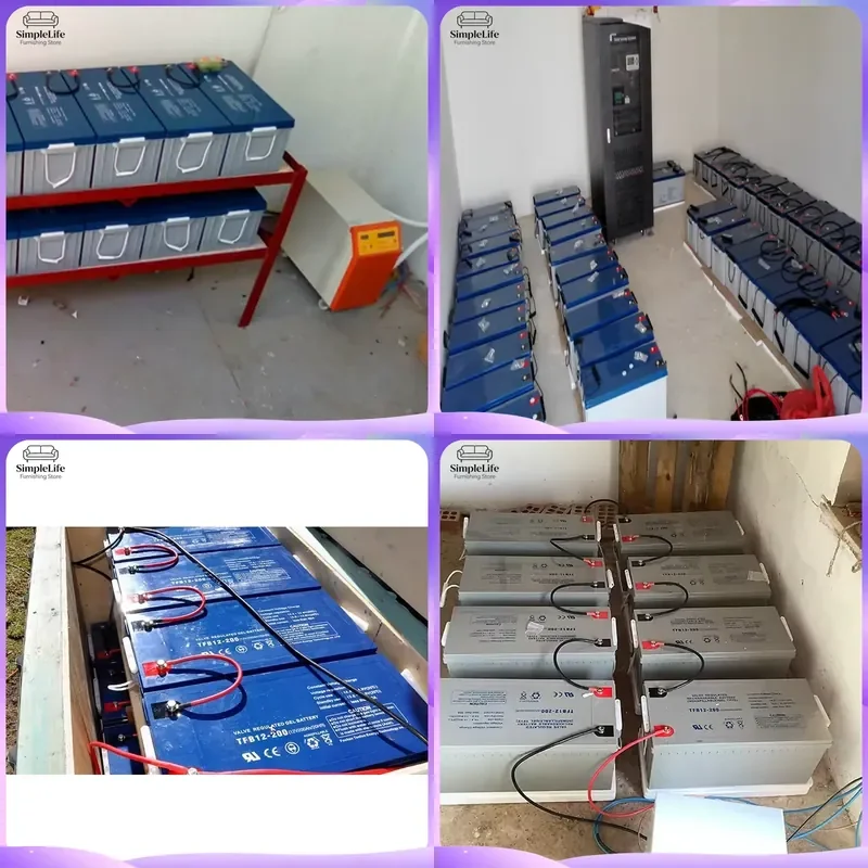 12V Gel Battery 60Ah 100Ah 120Ah 150Ah 200Ah 250Ah Deep Cycle Lead Acid Solar Panel System Home Energy Storage Power Supply