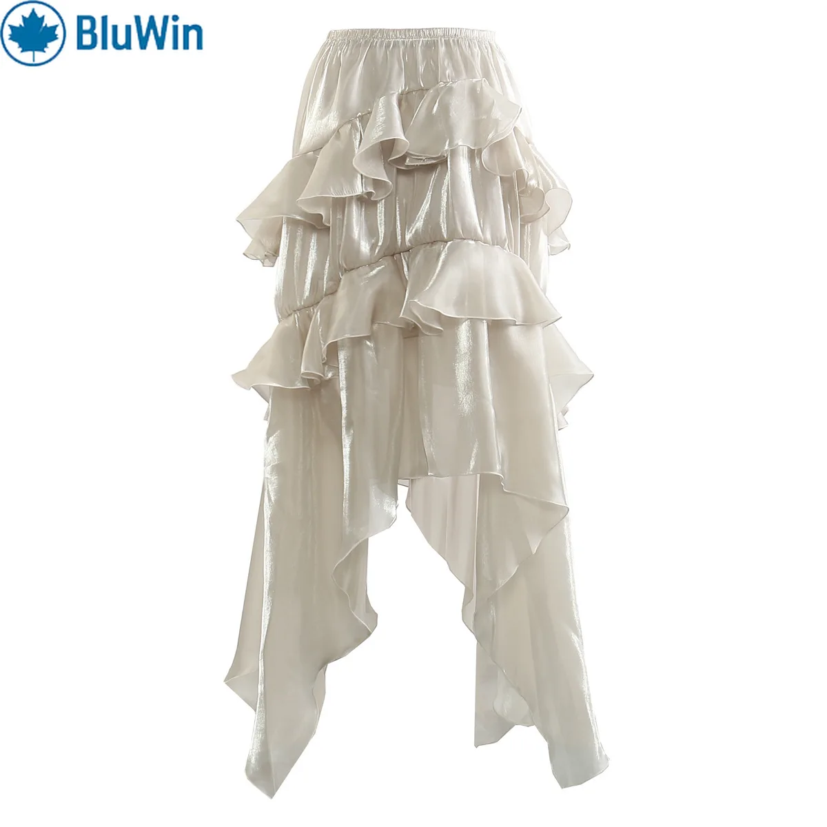 

URBANCHIC Многоярусная юбка из блестящего тюля — пышная юбка-торт с эластичной резинкой на талии и защитой от воздействия подкладки для женщин