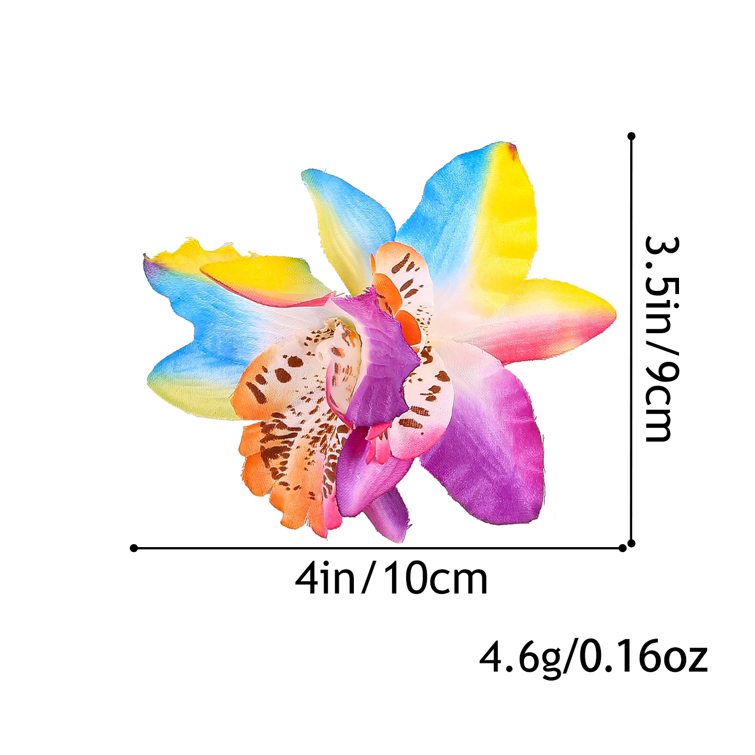 Fashion Simulated Flower Hair Clips Hairpins for Women Orchid Floral Barrettes Clips for Girls Ladies Korean Hair Accessories