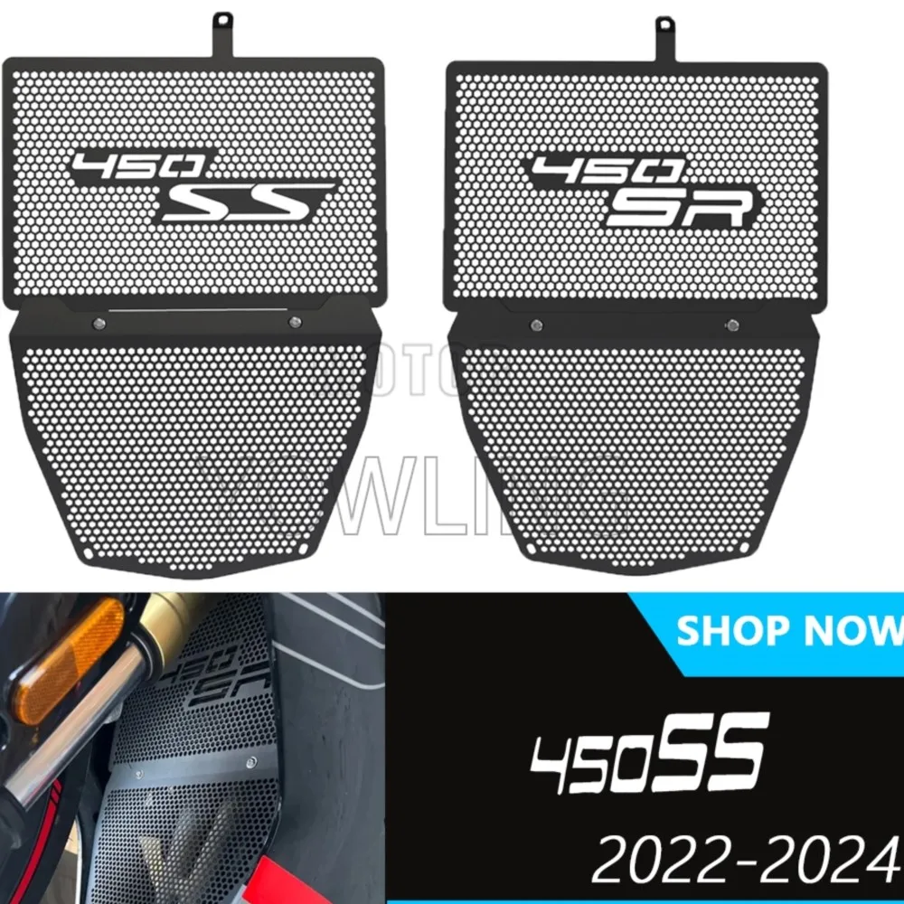 For CFMOTO CF MOTO 450SR 450SS 450 SR/SS 2022 2023 2024 2025 Motorcycle Accessories Radiator Guard Grill Cooling Cover Protector