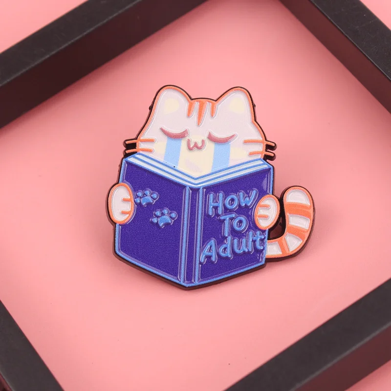 Goupille de pattelet de survie pour adultes - Pochette pour chaton aux yeux larmes Guide "Come Adult" [Sourcharge de carénité au bureau]