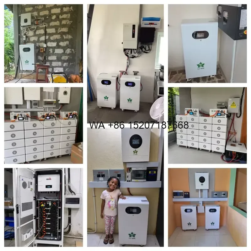 Wmwmnu All in One Solar Storage Kit with Movable Wheeled LiFePO4 Battery for Country Villa Power Utilization
