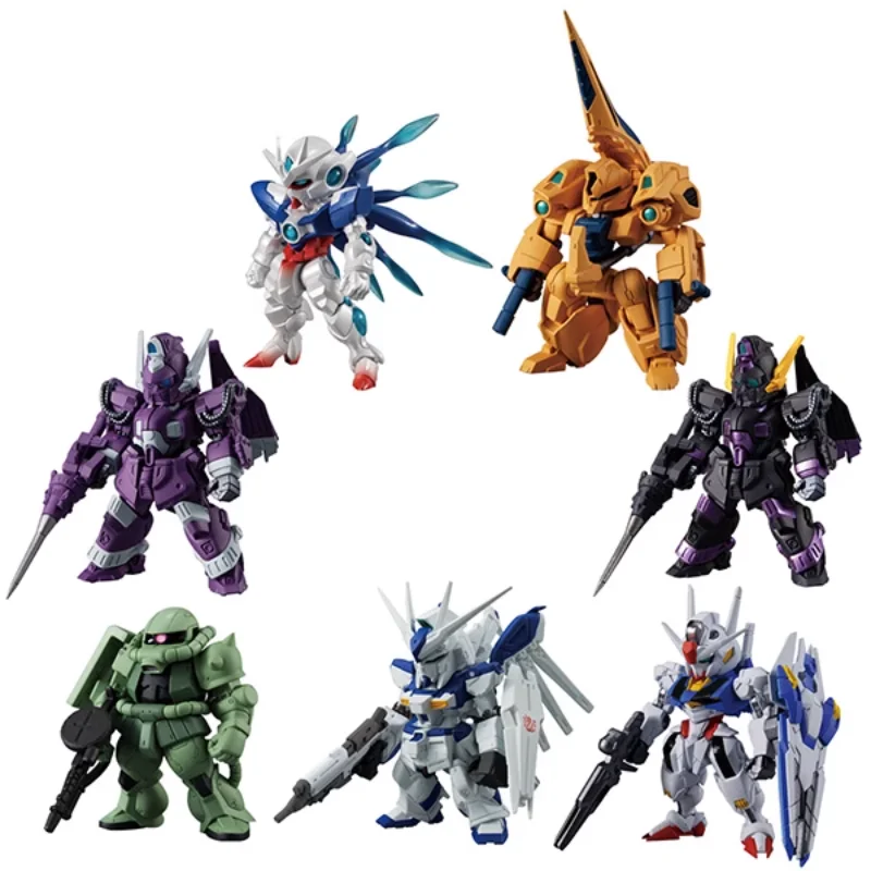 Bandai Genuine Shokugan FW GUNDAM 10th Anniversary Featured Series 03 Anime Action Figures Toys for Boys Girls Kids Gifts