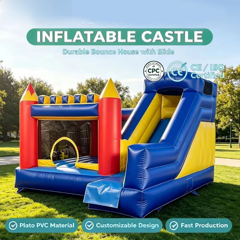 Kids Outdoor House - 4m x 4m Inflatable Bounce House,