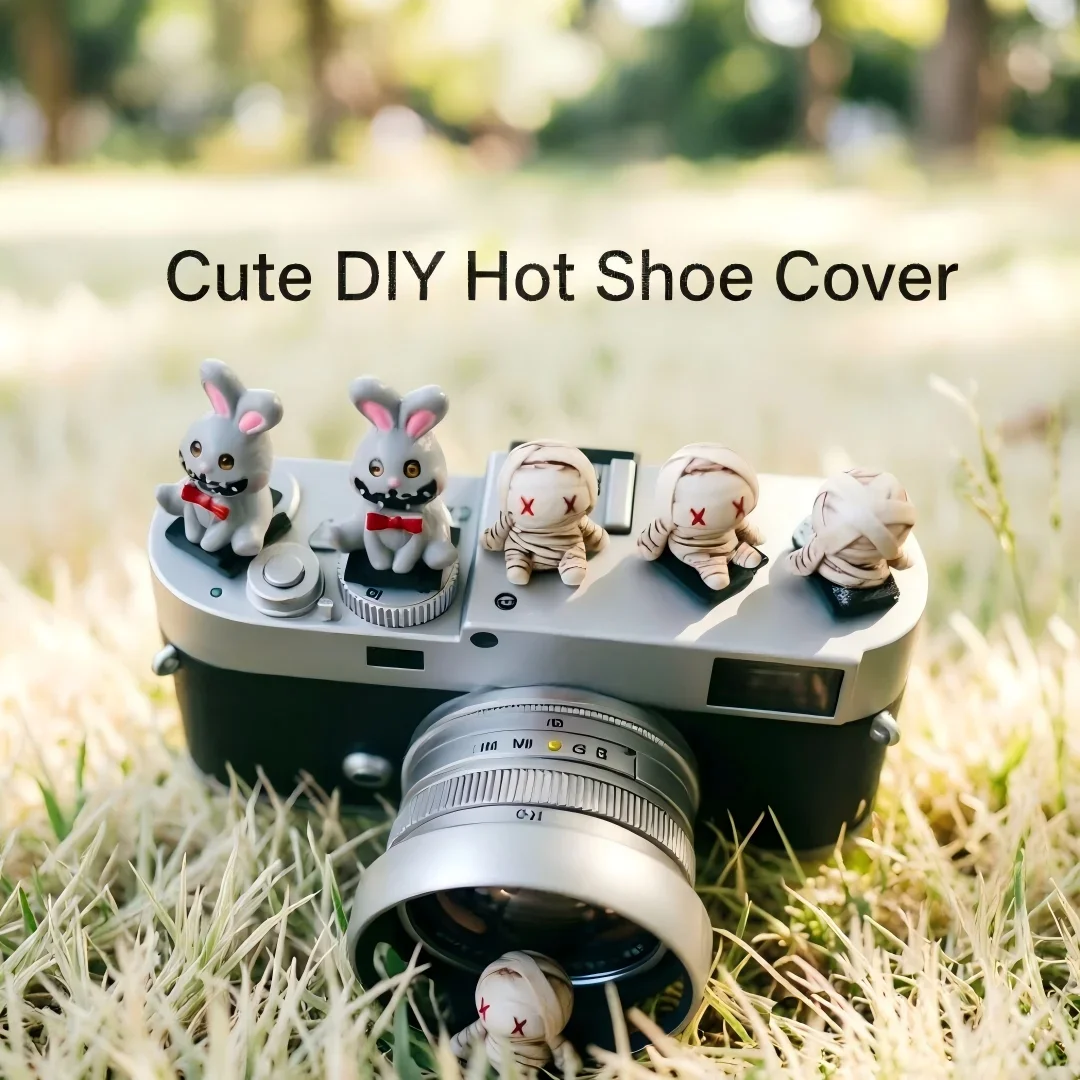 Funny Hot Shoe Cover Universal Camera Hot Shoe Cap For Fuji XT50 XT30 II Sony ZVE10 A7C2 Canon R100 Nikon Z50 Z9 Decor Protector