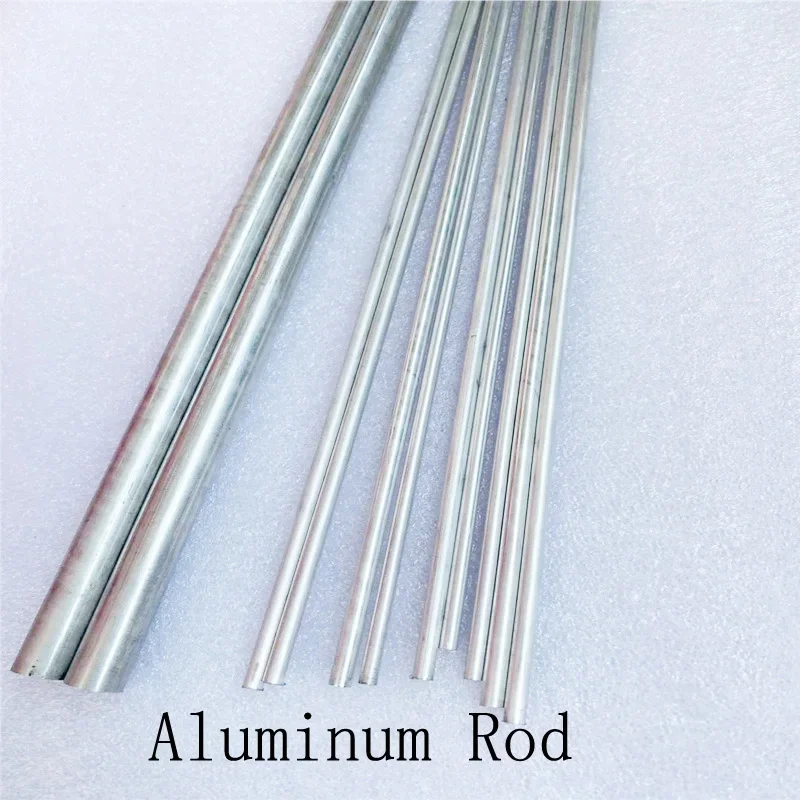6061 Aluminum Rod Alloy Solid Round Bar CNC Metal Diameter 2.5mm 3mm 4mm 5mm 6mm 7mm 8mm 9mm 10mm ~ 35mm Customized