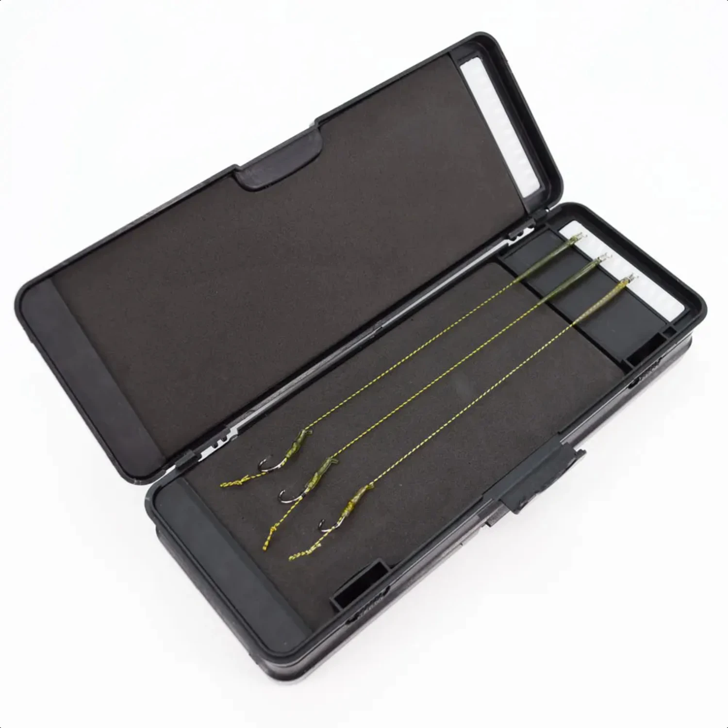 Enhanced Carp Fishing Rig Wallet with Stiff Hair Rigs - Premium Tackle Box for Optimal Results