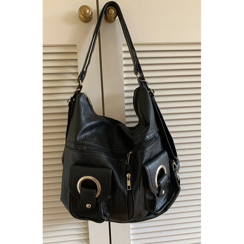 Large Handbags Shoulder Bag Capacity For Women Simple Personalized Versatile Fashionable High-Quality Messenger Luxury Crossbody