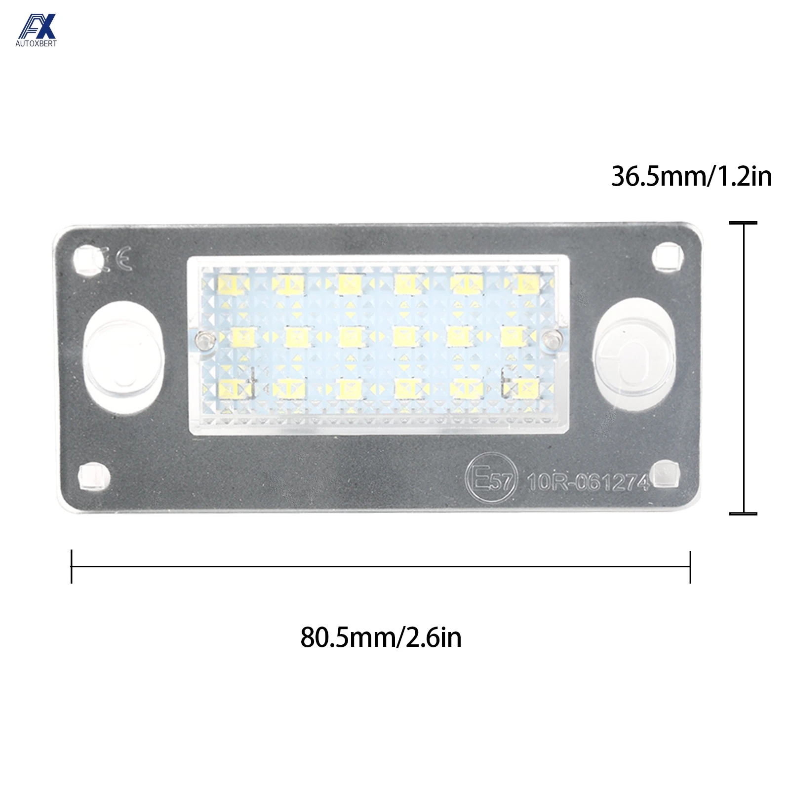 

2x Canbus LED License Number Plate Light For Audi A3 S3 8L 2000 2001 2003 For A4 B5 S4 1999 2000 2001 6000K 8D9943021F 8D9943021