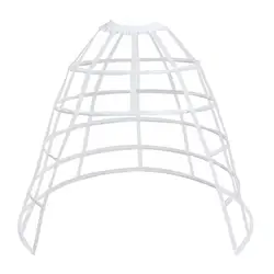 Cage Hoop Skirt Petticoat Dress Pannier 5 Hoops Bustle Cage Crinoline