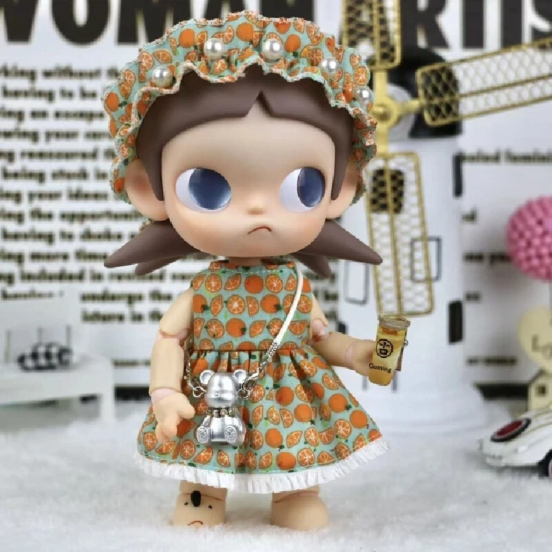 Only clothes no dolls for Sister Gazi zsiga Baby Dress 1/8 Set zsiga Floral Dress 3-piece set  Headwear + dress + little bear