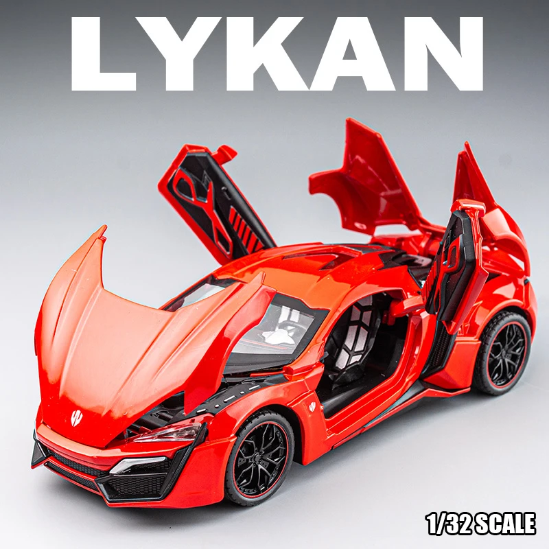 Simulation Lykan Hypersport Fast Alloy Car Model Diecasts & Toy Vehicles And Cars Decoration Toys For Children Boy