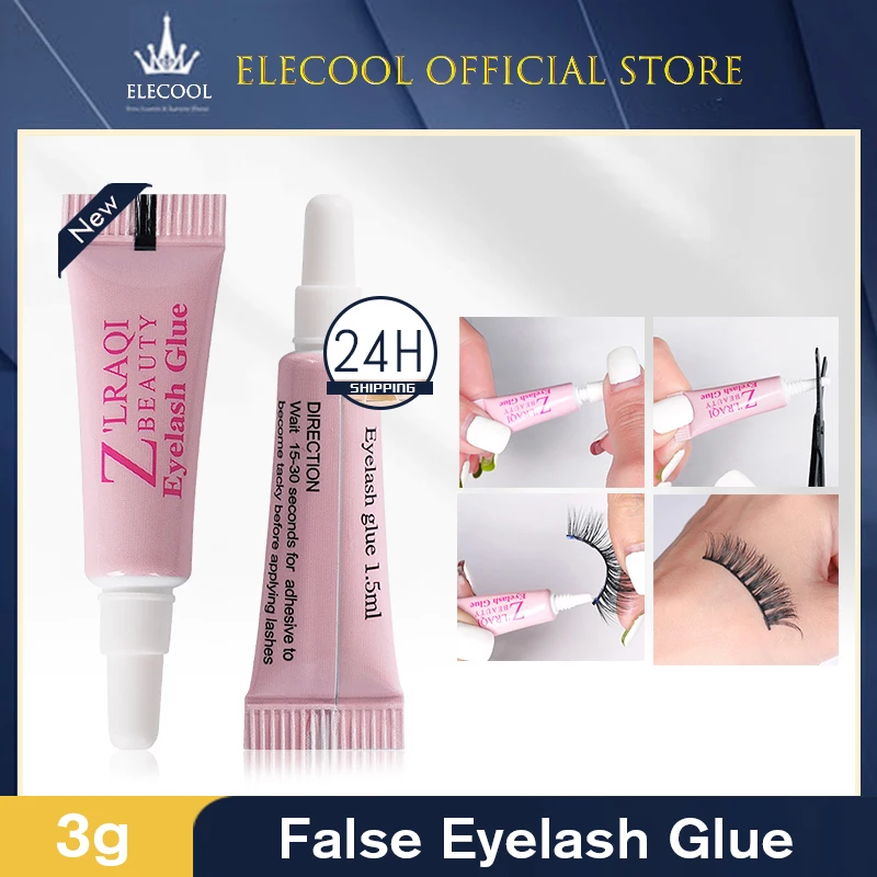 Adhésif imperméable à séchage rapide pour faux cils, ensemble d'outils de maquillage, sans latex, yeux sensibles, plus vendu, plusieurs pièces