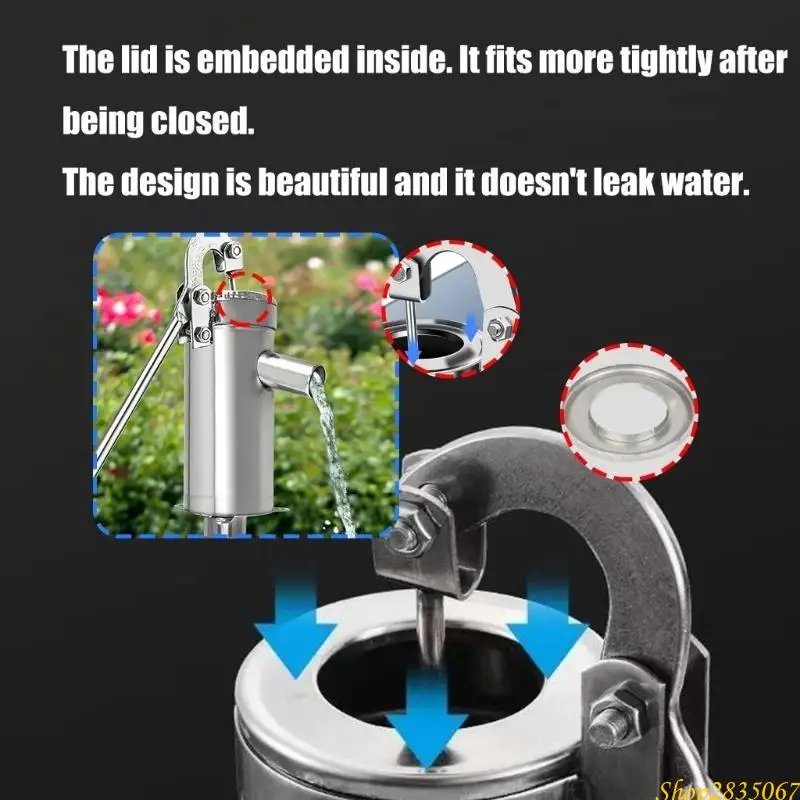 Rusts Resistant Hand Operated Water for Lawn Care Household Groundwater Use 831F