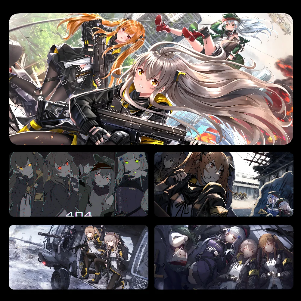 Ump45 G-Girls Frontline Mousepad Large Gaming Mouse Pad LockEdge Thickened Computer Keyboard Table Desk Mat