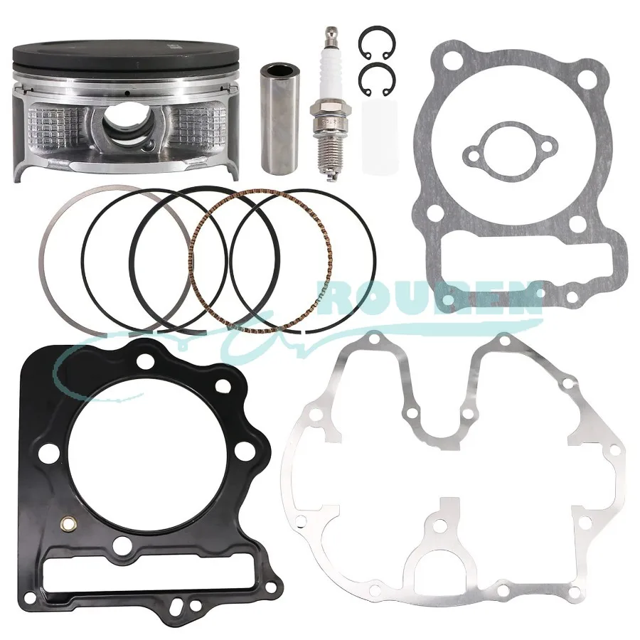 Motorcycle Accessories 89mm Cylinder 400CC Engine Motor For Sportrax TRX 400 KCY400 Piston Gasket Ring Kit Motoblock ATV Parts