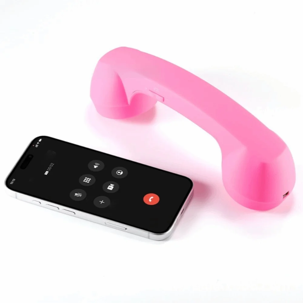 New with Microphone Phone Handset Wireless Black Color Bluetooth Telephone Handset Telephone Style Landline Handle Receiver