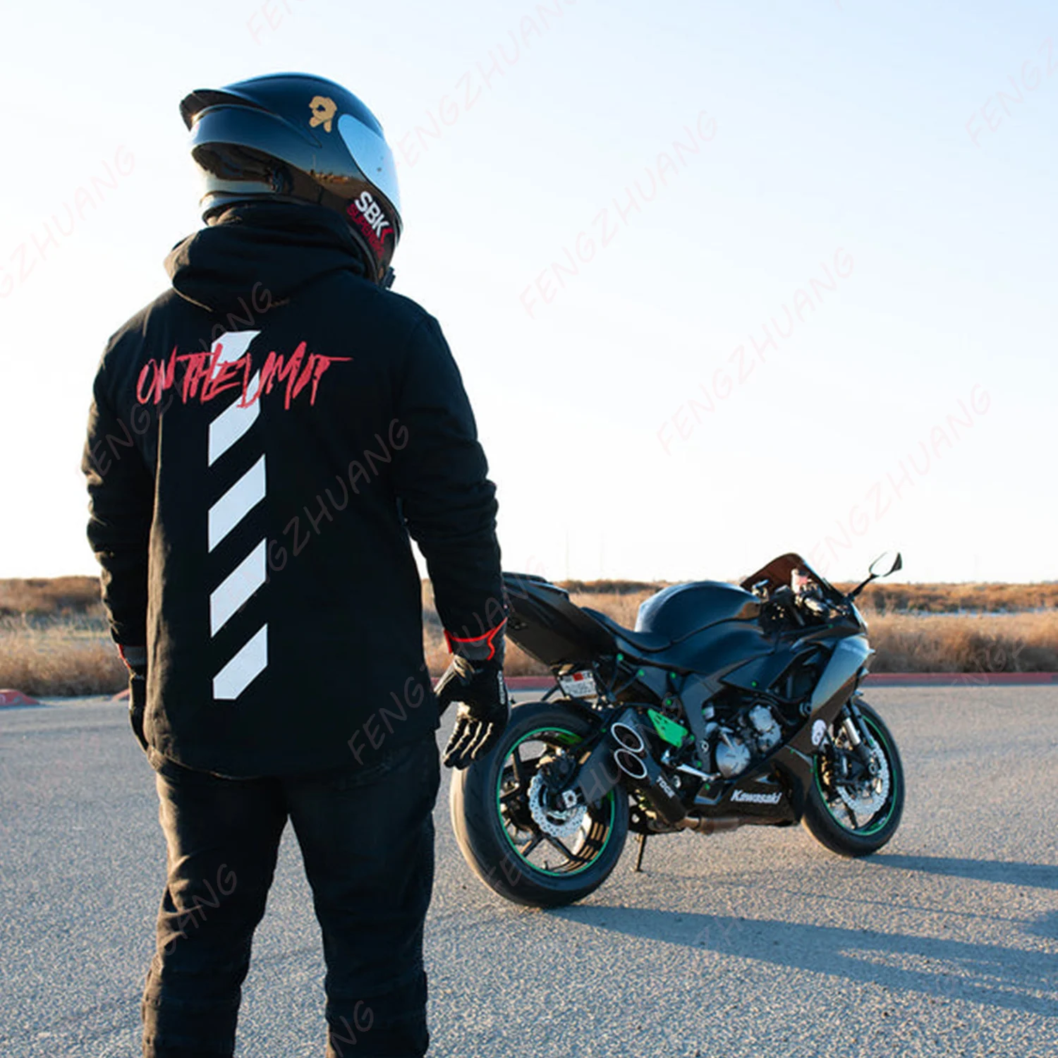 

On The Limit Motorcycle Hoodie Unisex Long-sleeved Sweatshirt Cotton top Loose Casual Pullover Hoodie Race car Sweatshirt
