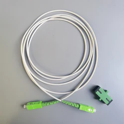 Câble d'extension blindé en acier Rat-Verde 2M de fibre optique d'Opitca SC/APC-SC/APC