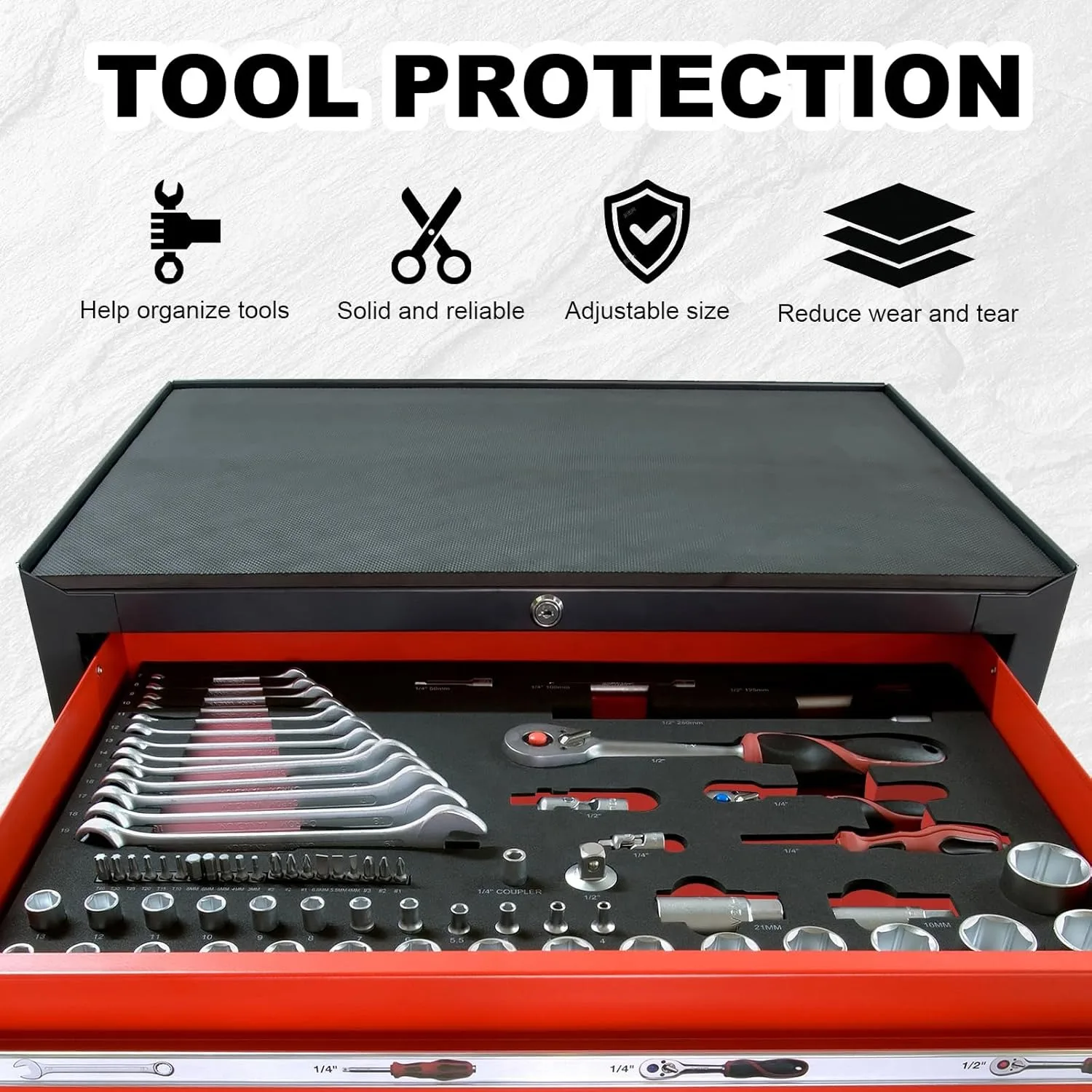 5/4/3Pcs Tool Box Foam Inserts Packing Foam Pads Camera Case Cushioning Insert Sheet for Transport DIY Crafts Toolbox Liner