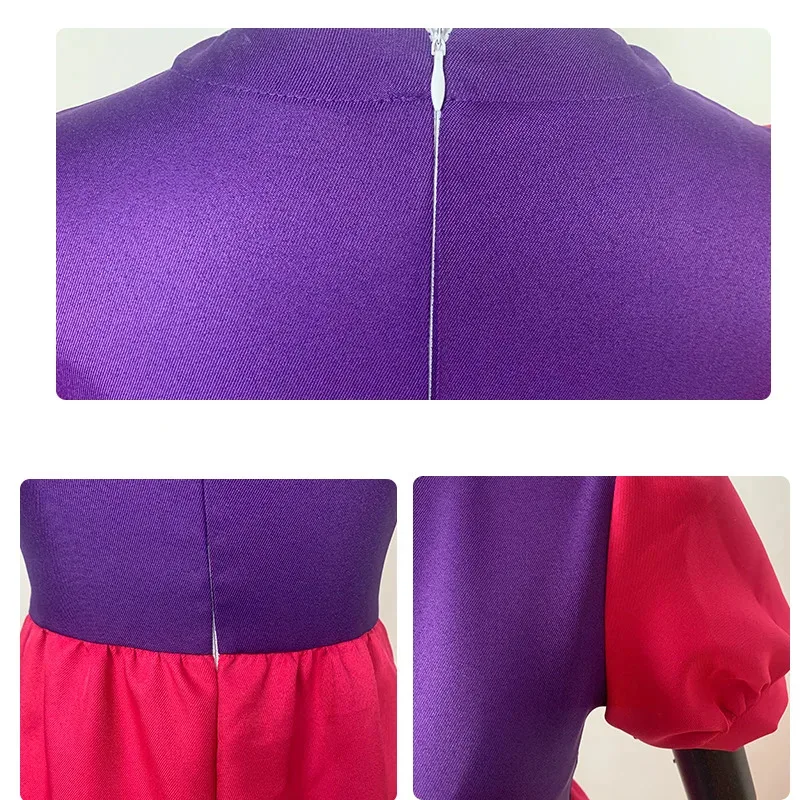 2024 الفيلم ستيفن الكون تأثيري ازياء الإسبنيل جوهرة فستان زي بذلة للنساء الفتيات أطقم فساتين مع قفازات الجوارب