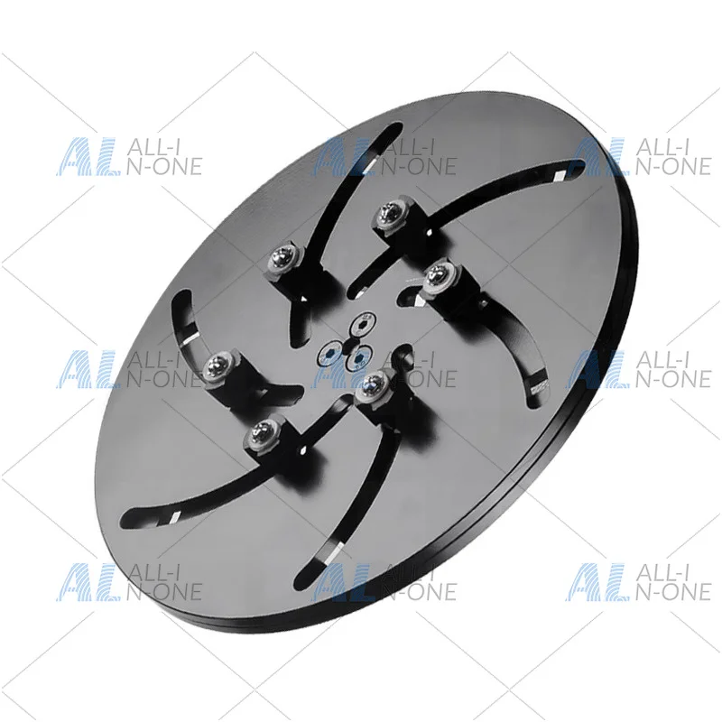 Rotary chuck Aluminum small household wooden rotary lathe special self-centering chuck for bottom trimming