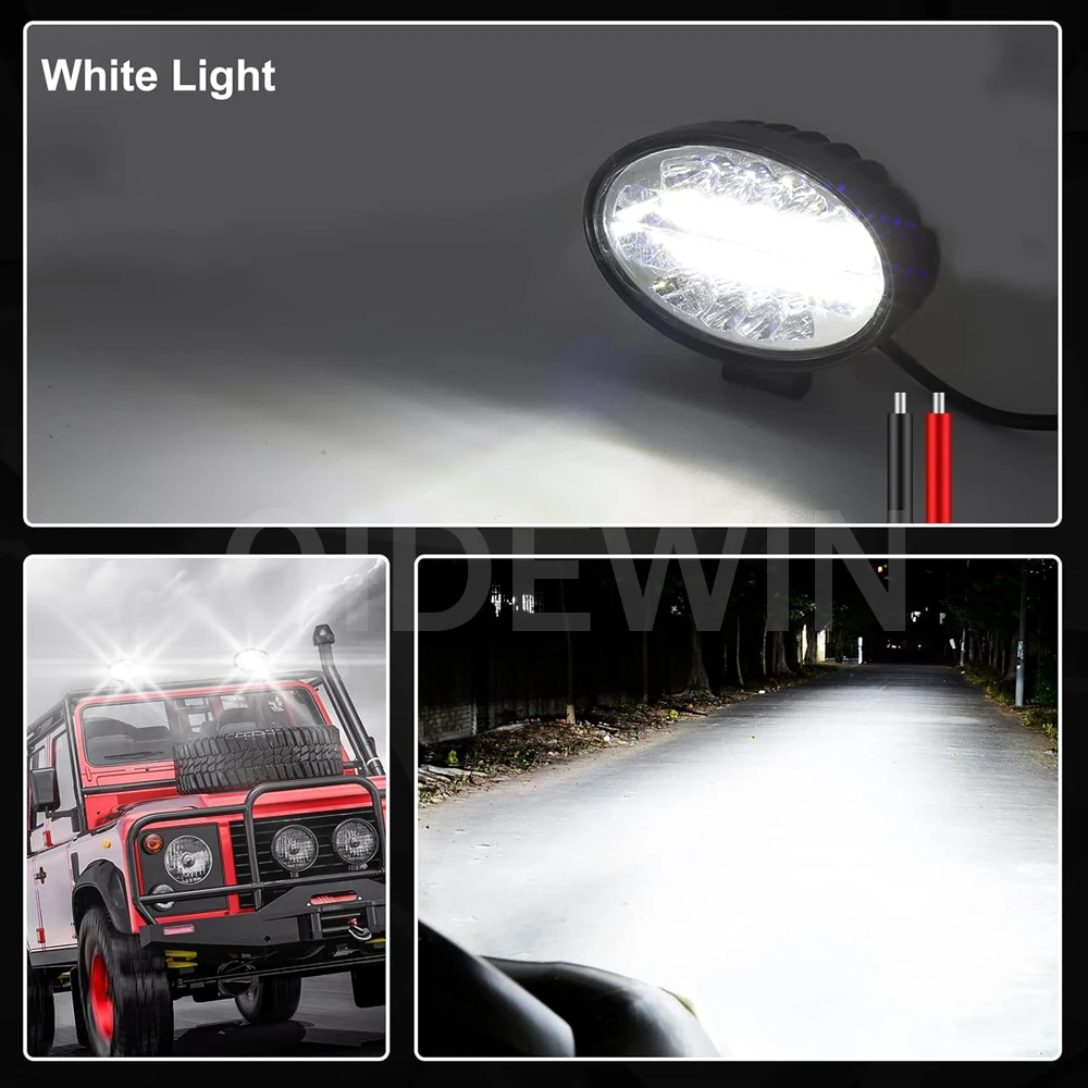 LED Traktor Oval Arbeitsleuchte 5 Zoll Autolampe 12V 24V Offroad-Kabinenscheinwerfer für Bergbau, Kran, Muldenkipper, Gabelstapler, ATV, Spotlight – Detail 9