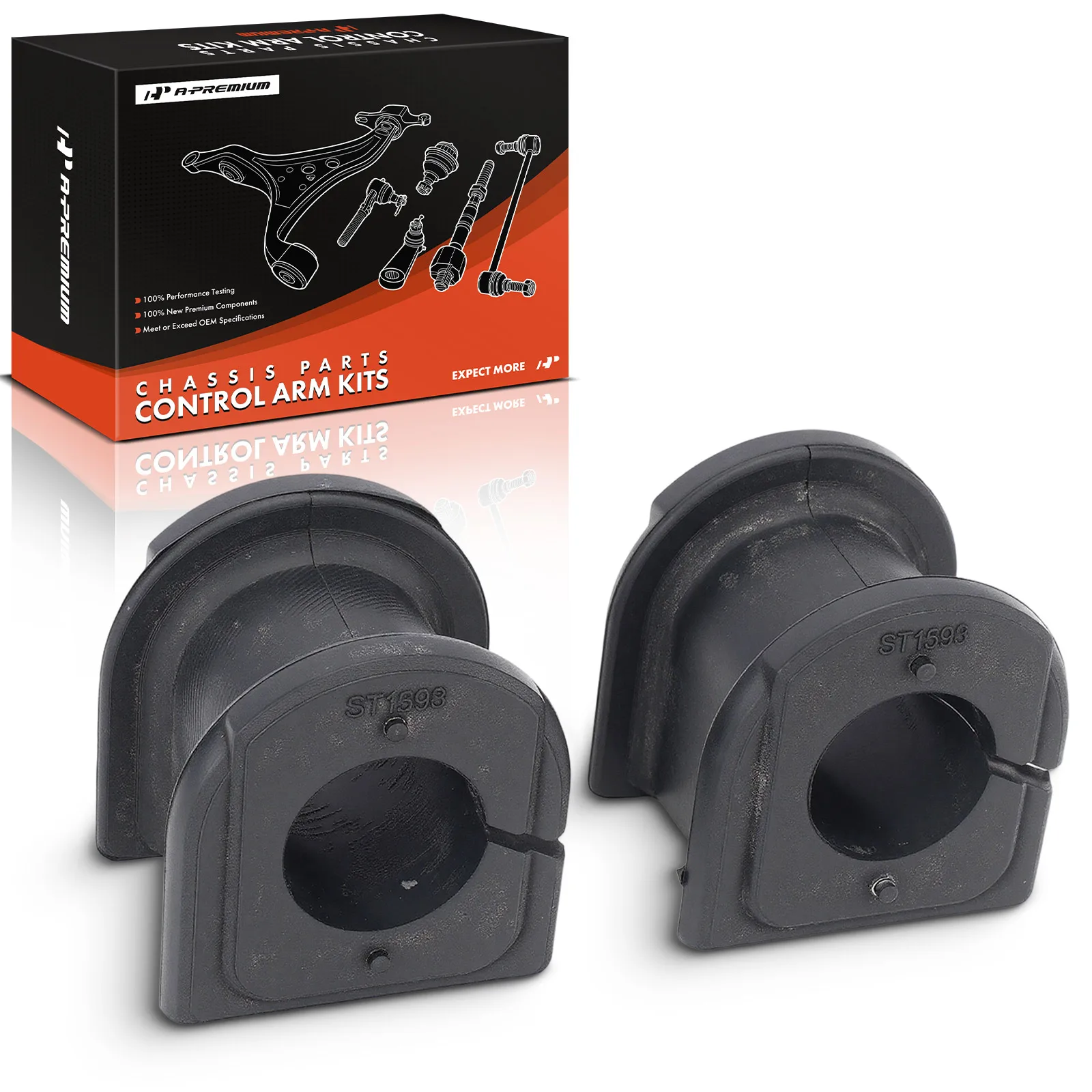 A-Premium 2x Front To Frame Sway Bar Bushing for Lexus LS400 1995-1997 LS430 2004-2006