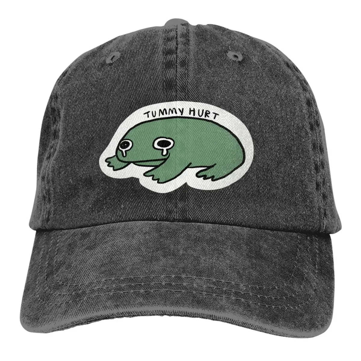 

Tummy Hurt Sage Green Frog Classic Baseball Caps Male Hip Hop Sports Cap Python Linux Code Sun Shade Hats for Men Women