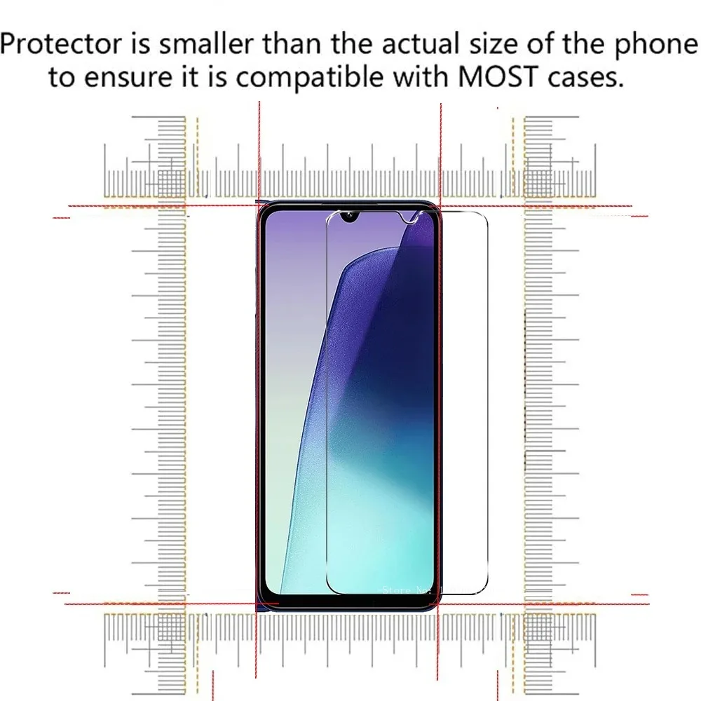 4 قطعة الزجاج ل Redmi 14C حامي الشاشة ل Xiaomi Redmi 13C 13 12C 12 10A 10C 10 9C 9A 9 المضادة للخدش شاشة الزجاج المقسى #2